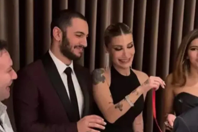 İrem Derici ve Melih Kunukçu nişanlandı