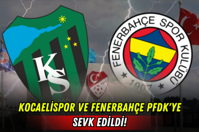 Kocaelispor ve Fenerbahçe PFDK'ye sevk edildi!