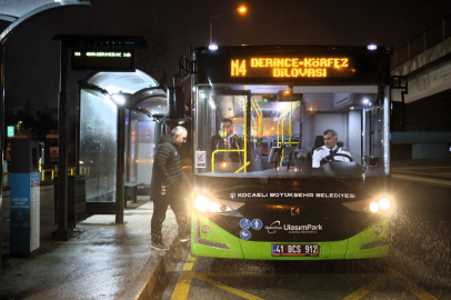 Sabaha Kadar Yolda! Kocaeli’nin 24 Saat Kesintisiz Hatları Açıldı