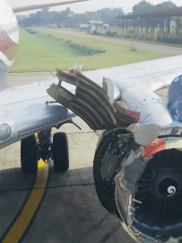 Nijerya’da motorundan patlama sesi yükselen yolcu uçağı acil iniş yaptı