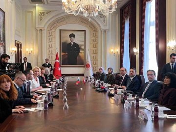 Adalet Bakanı Gürlek, Slovenya Ulusal Meclis Başkanı Zupancic ile bir araya geldi