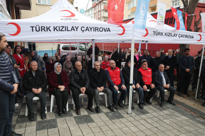 Çayırova'dan Gazze'ye 2 yardım tırı gönderildi