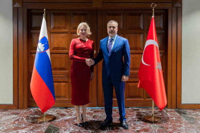 Bakan Fidan, Slovenya Ulusal Meclisi Başkanı Zupançiç ile görüştü