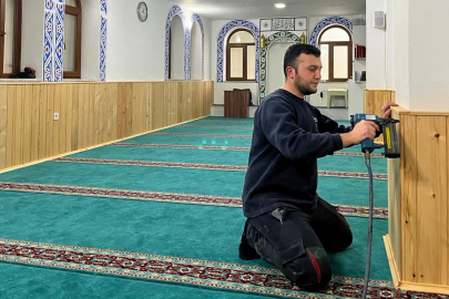 Yunus Emre Camii’nde Ramazan hazırlığı tamamlandı