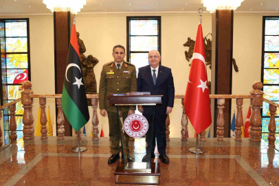 Bakan Güler, Libya Genelkurmay Başkan Vekili Al-Namroush’u kabul etti