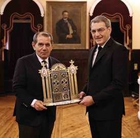 Juventus maçı öncesi dostluk yemeği düzenlendi