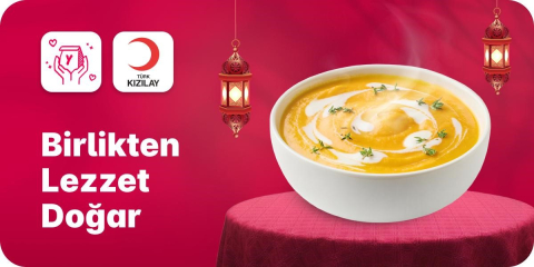 Yemeksepeti ve Kızılay’ın "Birlikten Lezzet Doğar" projesi devam ediyor