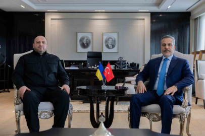 Bakan Fidan, Ukrayna Milli Güvenlik ve Savunma Konseyi Sekreteri Umerov ile görüştü