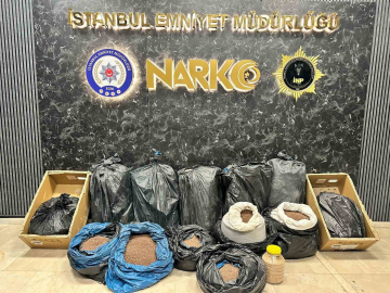 İstanbul’da kahveye emdirilmiş 374 kilo 600 gram uyuşturucu madde ele geçirildi