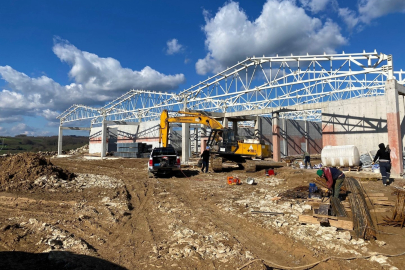 Kandıra Fındık Deposu'nda yapısal imalatlar tamamlandı