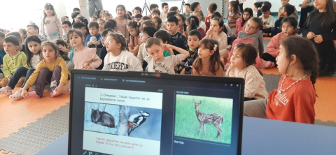 Dünya Yaban Hayatı Gününde öğrencilere eğitim verildi