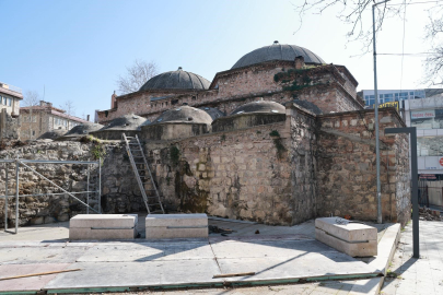 Gebze'deki tarihi Çarşı Hamamı'nda restorasyon çalışmaları başladı