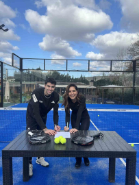 Türkiye’de padel branşındaki ilk sporcu sponsorluğu anlaşması