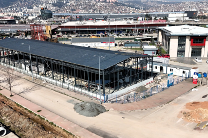 Kocaeli'de itfaiye depo binasının yüzde 80'i tamamlandı