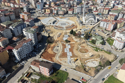 25 bin metrekarelik Çayırova Kent Meydanı projesinde sona yaklaşılıyor