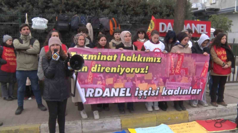 Dardanel işçileri eylemlerin 9’uncu gününde: "Sermayeleri soframızdan çaldıkları ekmekle büyüyor"