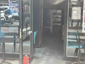 Şişli’de pizzacıda korkutan yangın