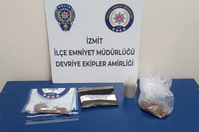 Üst aramasında narkotik madde ele geçirildi