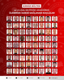 Kırmızı bültenle aranan 32, ulusal seviyede aranan 40 suçlu Türkiye’ye geri getirildi