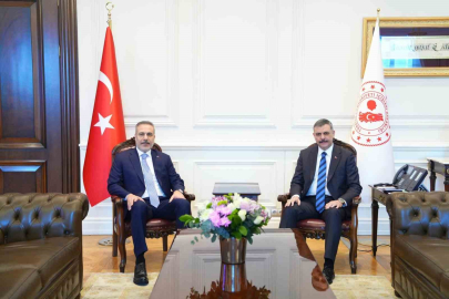 Bakan Fidan’dan Bakan Çiftçi’ye "hayırlı olsun" ziyareti