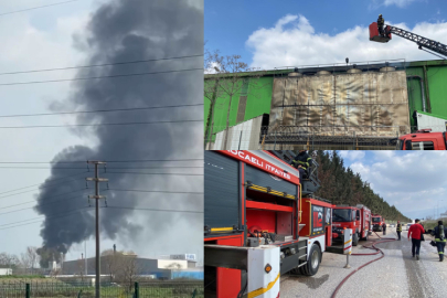 Kartepe'de Korkutan Fabrika Yangını: Yıldız Entegre'de Alevler Yükseldi!