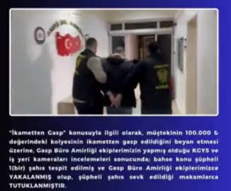 Bingöl’de hırsızlık yapan şüpheli tutuklandı