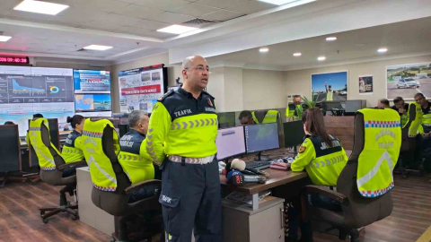 Ankara’da jandarmadan bayram öncesi helikopterli trafik denetimi