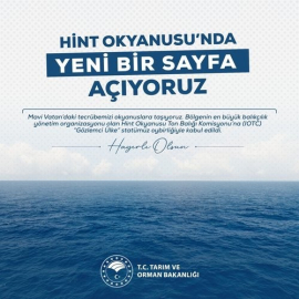 Bakan Yumaklı: "Mavi vatandaki tecrübemizi okyanuslara taşıyoruz"