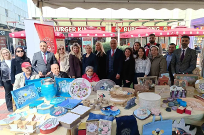 Edirne’de huzurevi sakinlerinden el emeği göz nuru sergi
