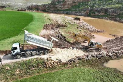 Şanlıurfa’da selin neden olduğu hasar gideriliyor
