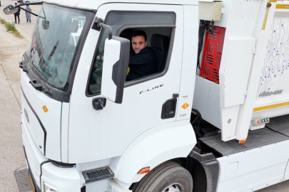 Başiskele'de elektrikli çöp kamyonu dönemi başlıyor