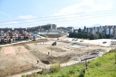 Yeşilyurt Millet Bahçesi'nde çalışmalar sürüyor