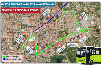 Darıca'da yeni güzergah rotası belirlendi