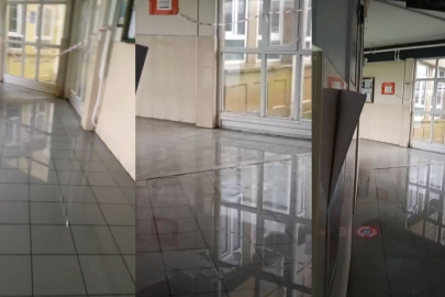 Okulu Su Bastı, Eğitim Durdu! Öğrenciler Eve Gönderildi