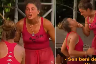 Survivor'da Seren Ay ve Nisanur arasında büyük kavga! Acun cezayı açıkladı