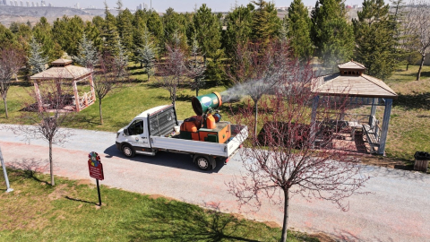 Gölbaşı Belediyesi’nden sivrisinek ve haşerelerle 12 ay kesintisiz mücadele