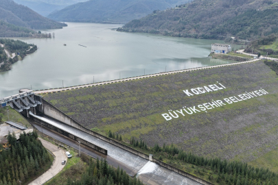 Kocaeli'nin fazla suyu Sapanca Gölü'ne gönderiliyor
