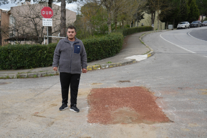 SEDAŞ'ın kazdığı çukura belediye aracı düştü