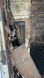 Burdur’da evin balkonunda çıkan yangın korkuttu