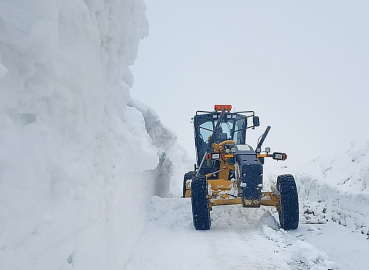 Erzurum’da karın görünmeyen iki yüzü