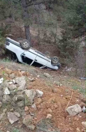 Kastamonu’da otomobil takla attı: 1 yaralı