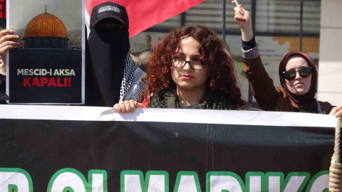 Kilis’te Filistinlilere yönelik idam kararına tepki