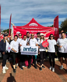 ANFAŞ çalışanları Runtalya’da eğitime destek için koştu