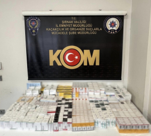 Şırnak’ta 6 milyon liralık kaçak malzeme ele geçirildi