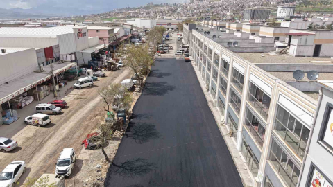 Kahramanmaraş’ta asfalt çalışmaları