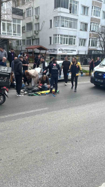 Lüleburgaz’da otomobilin çarptığı motosikletteki 2 genç yaralandı