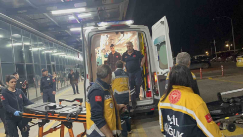 Kazada yaralanan Günyüzü Kaymakamı ve şoförü hastaneye getirildi