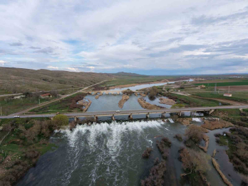 Kızılırmak’ta su seviyesi yükseldi