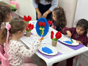 Sincan Belediyesi kreşinde "ilkbahara merhaba" etkinliği