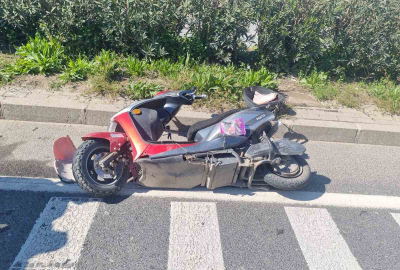 Salihli’de ekobis ve motosiklet çarpıştı: 3 yaralı